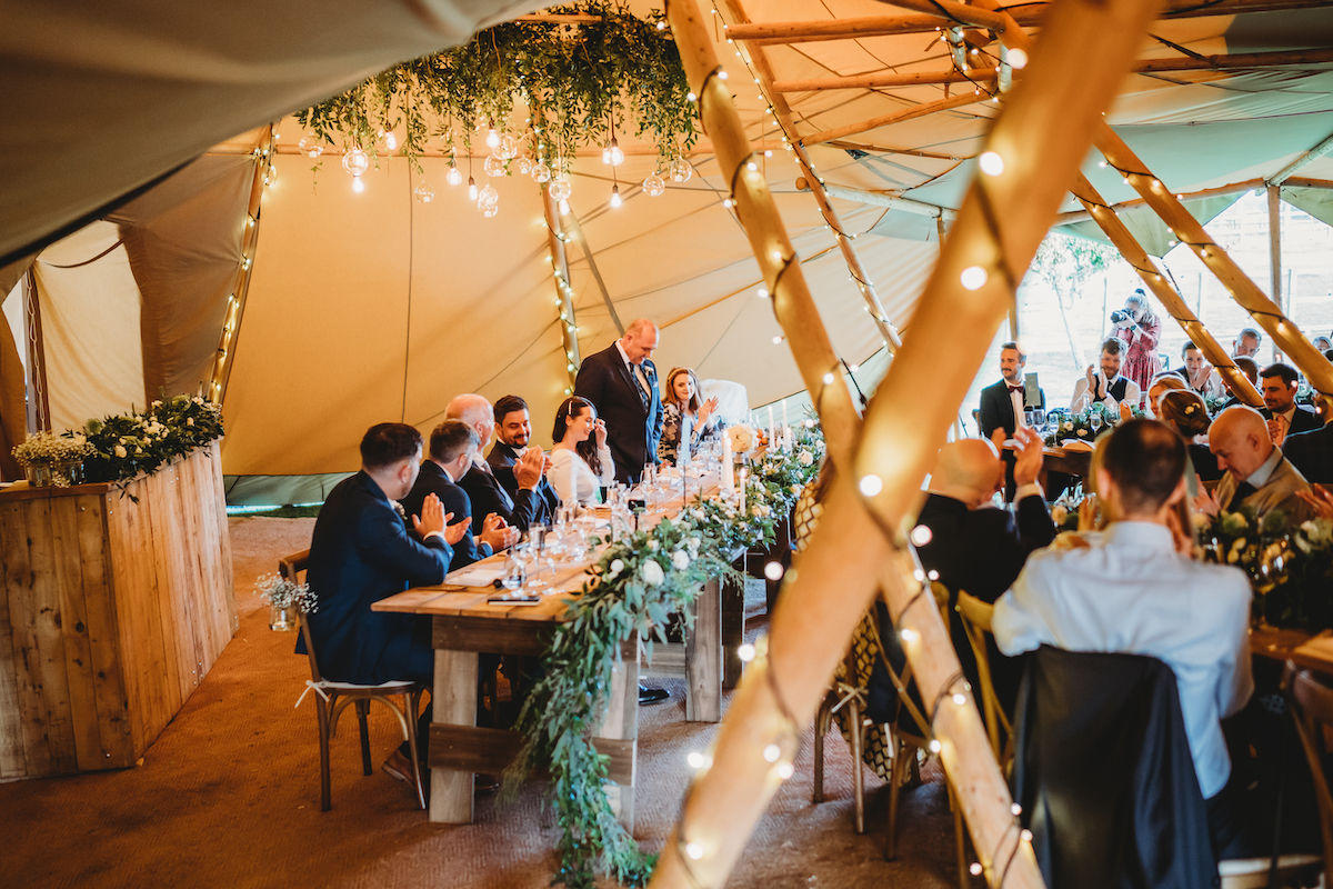 father of the bride speech at forest edge tipis