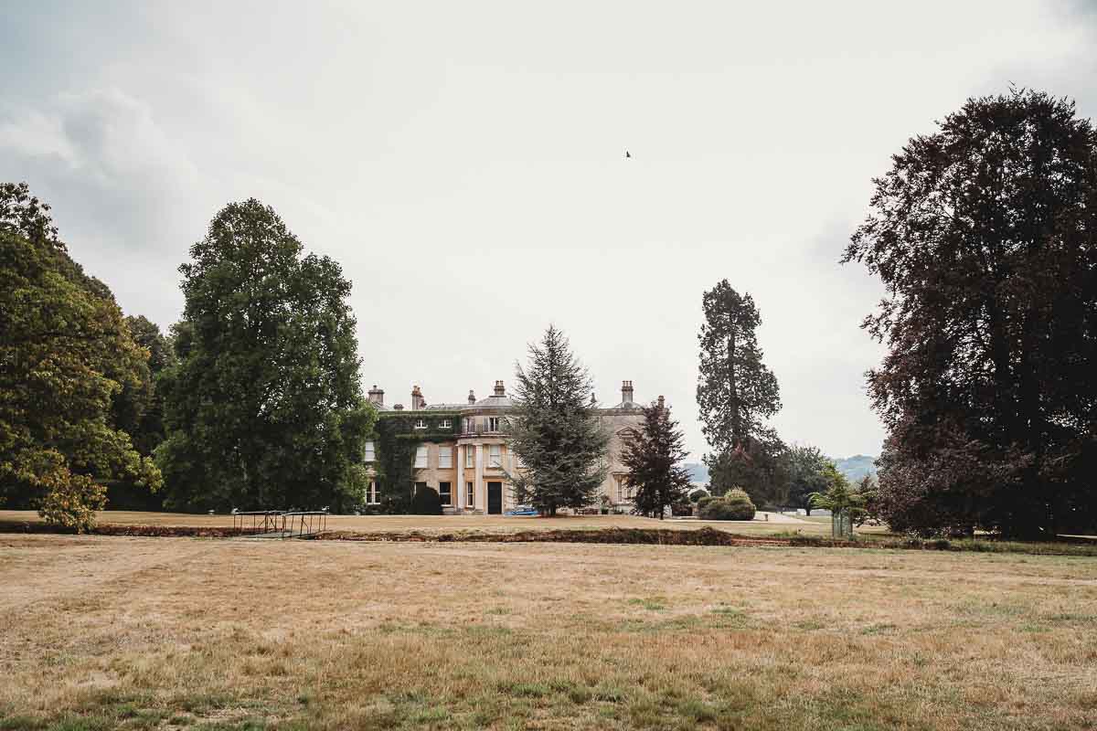 a photo of Woolley Park Estate ready for a wedding taken by an oxfordshire wedding photographer 