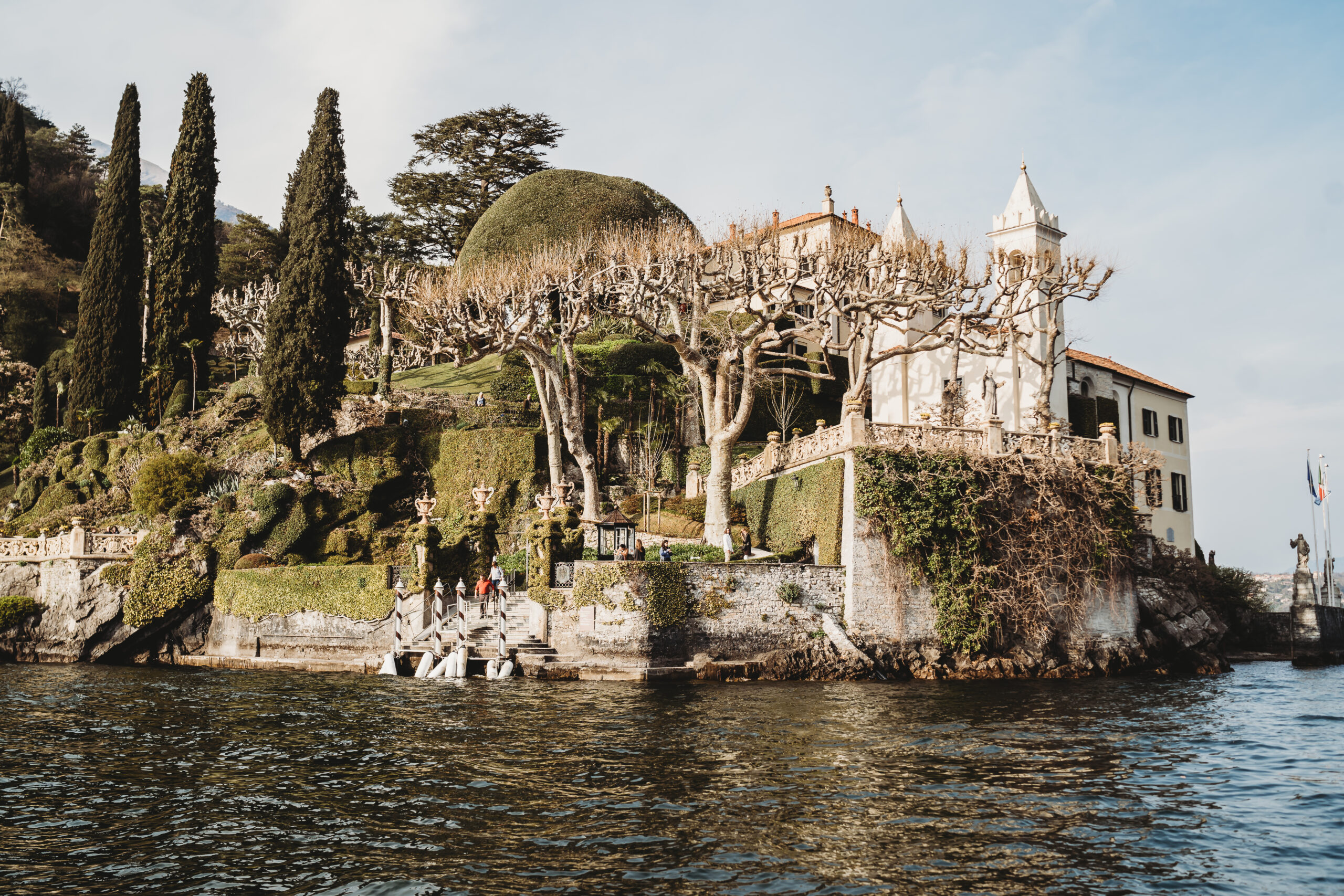 a famous lake como villa