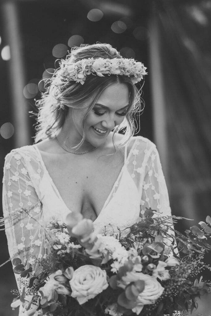 a bridal portrait taken by a festival wedding photographer 