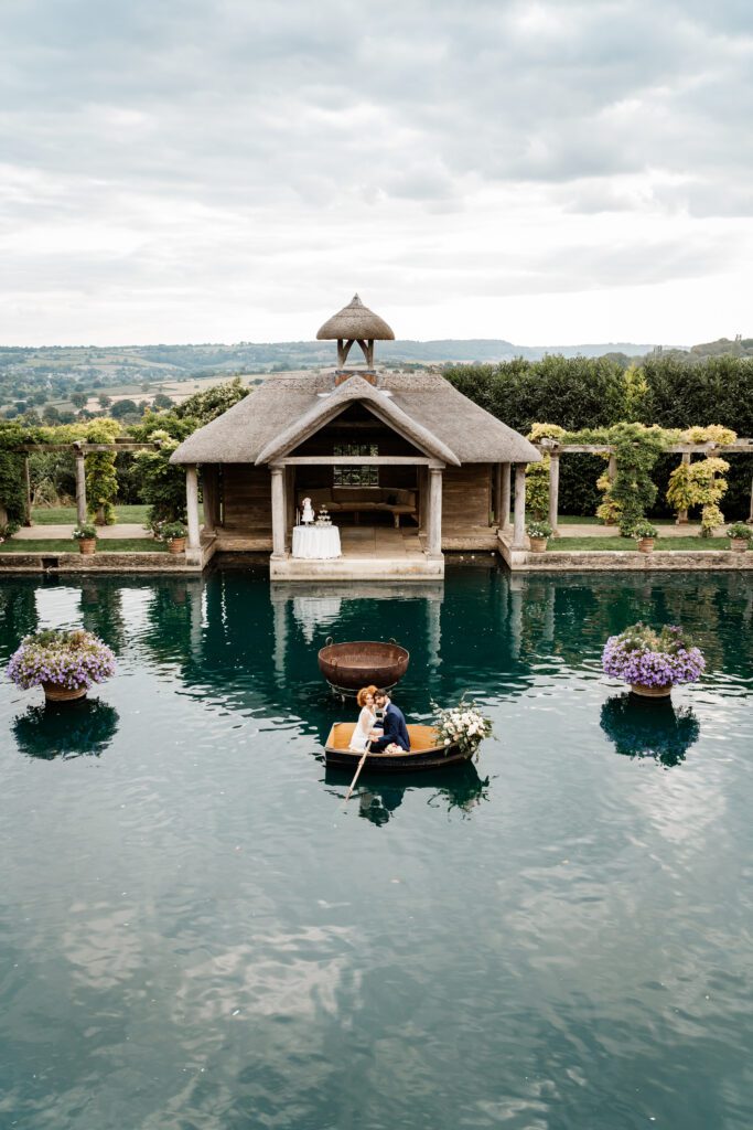 an epic photo of a bride and groom at Euridge manor after their wedding. Take by a euridge manor wedding photographer