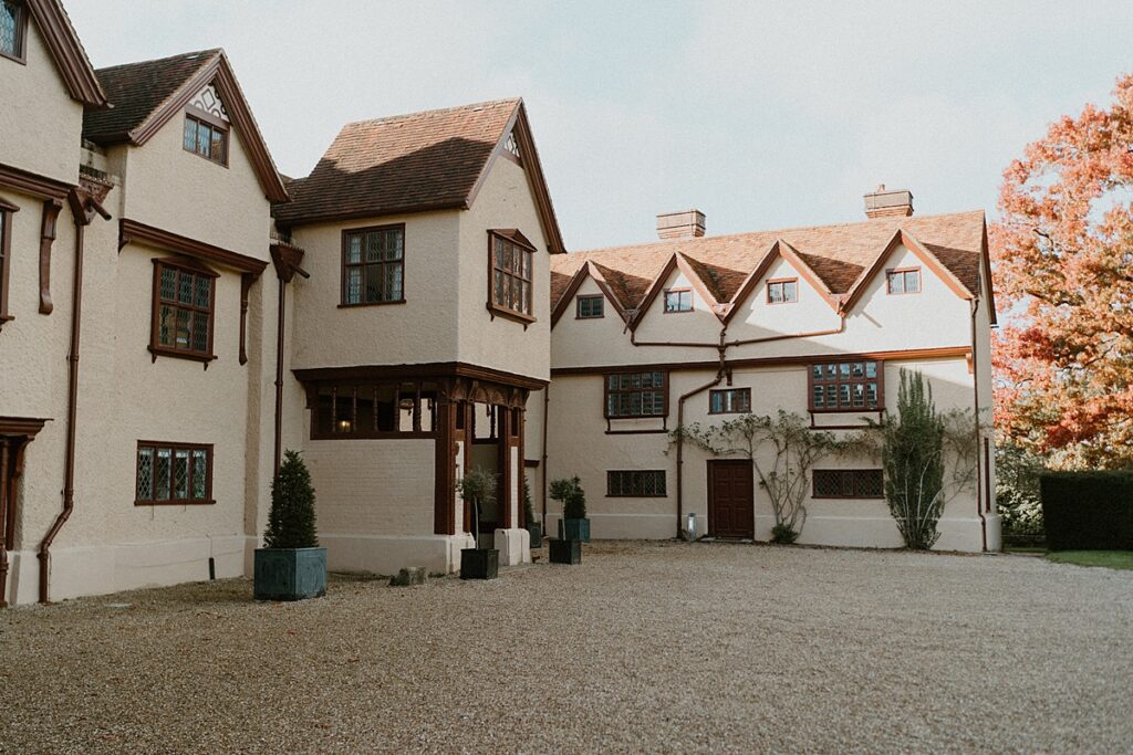 The front of Ufton Courts manor house in Aldermaston