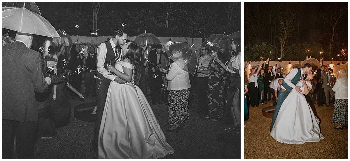 images of a couples first dance after their wedding