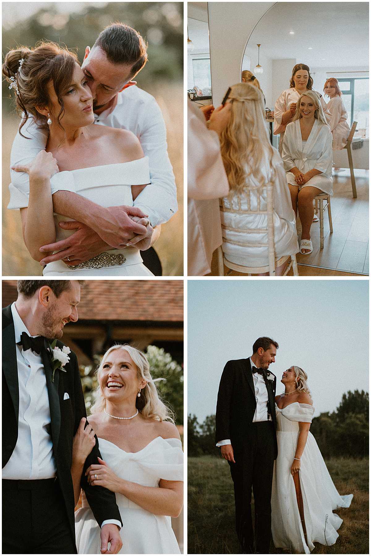 Collection of wedding images as taken by Jennie Colbourne Photography, a relaxed wedding photographer