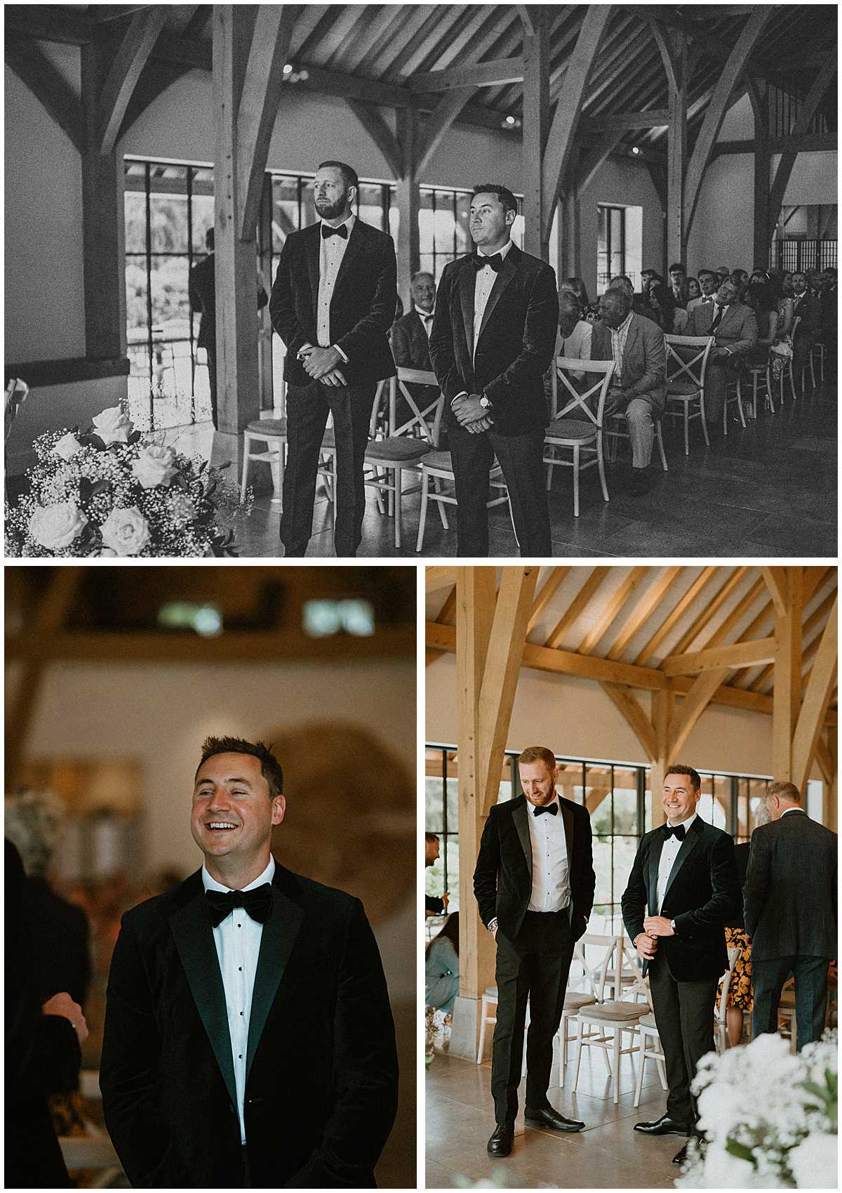 Emotional moments during the ceremony, photographed by a Berkshire wedding photographer