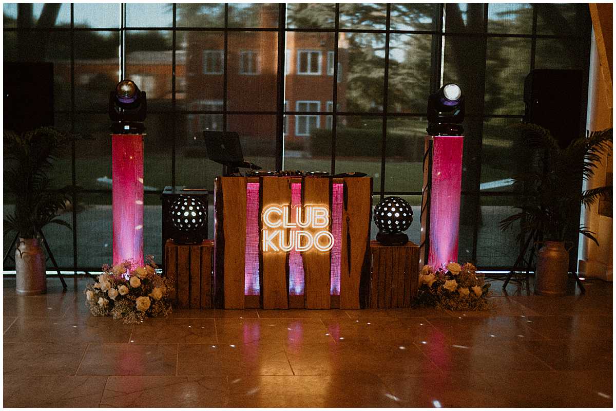a photo of club kudo's dj set up at The Post Barn in Newbury