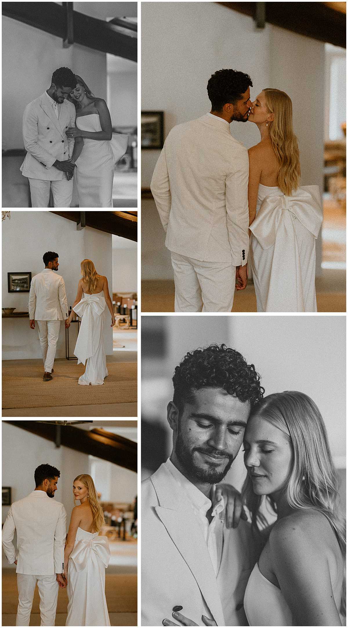 Couple portraits from a destination wedding in Spain
