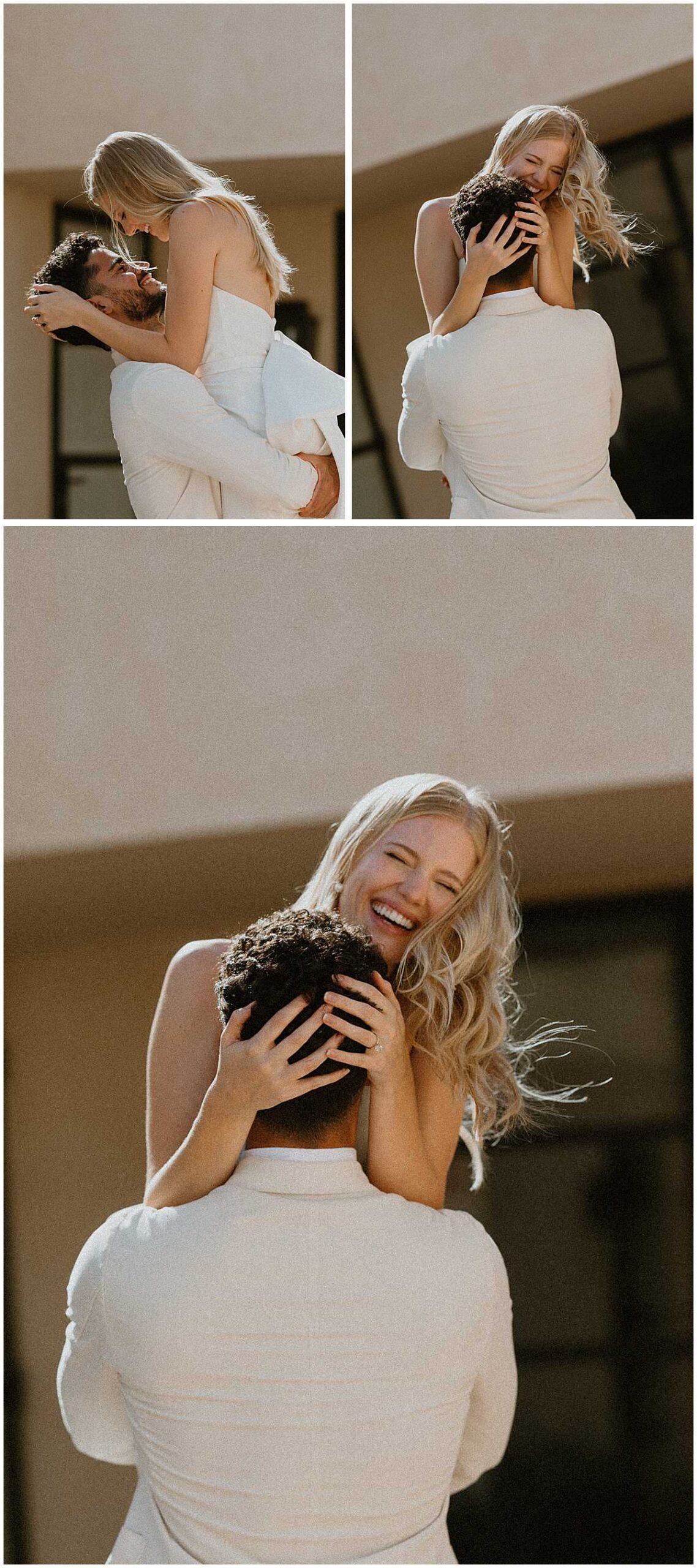 Couple portraits from a destination wedding in Spain
