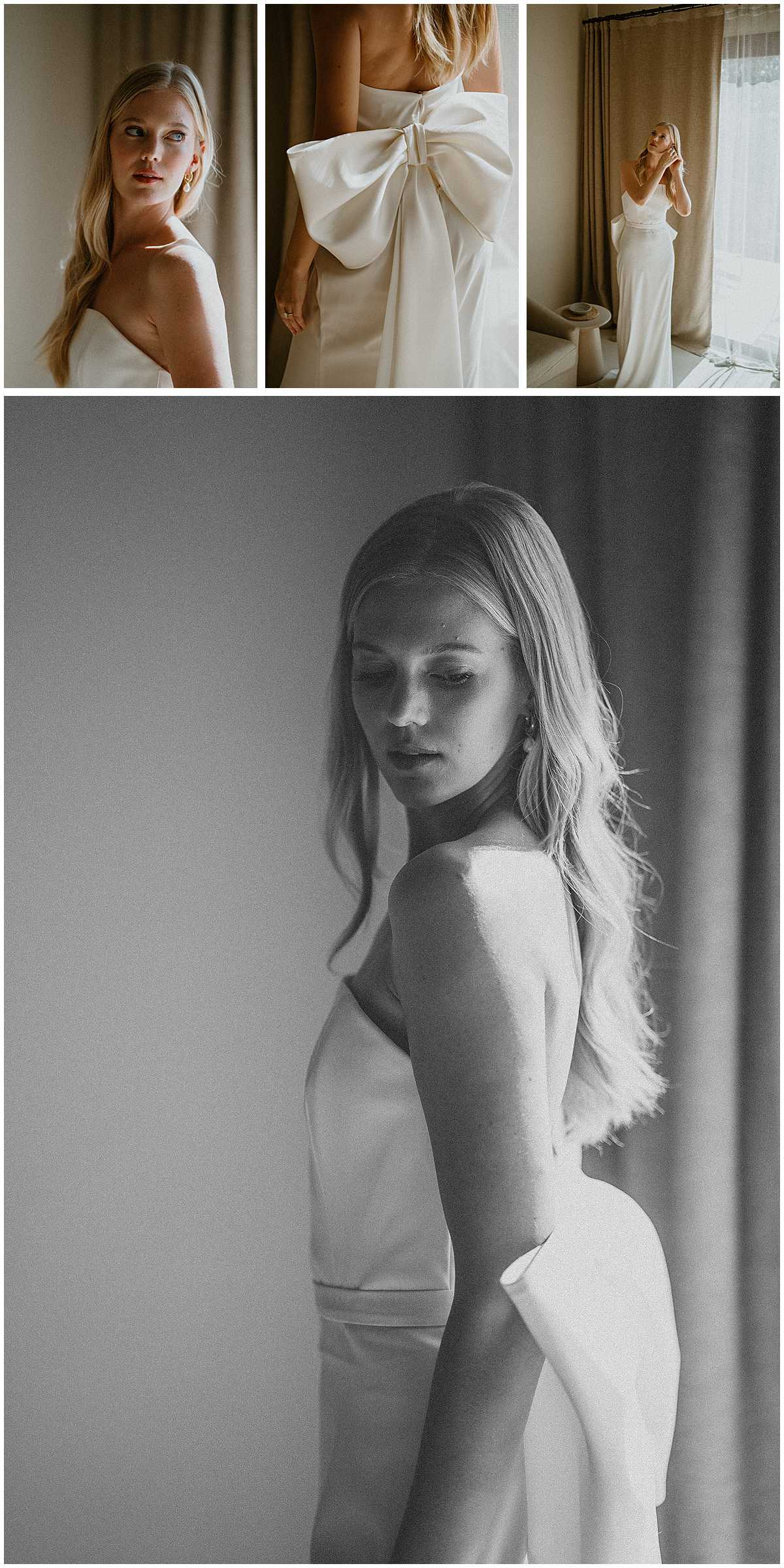 bridal preparation portraits